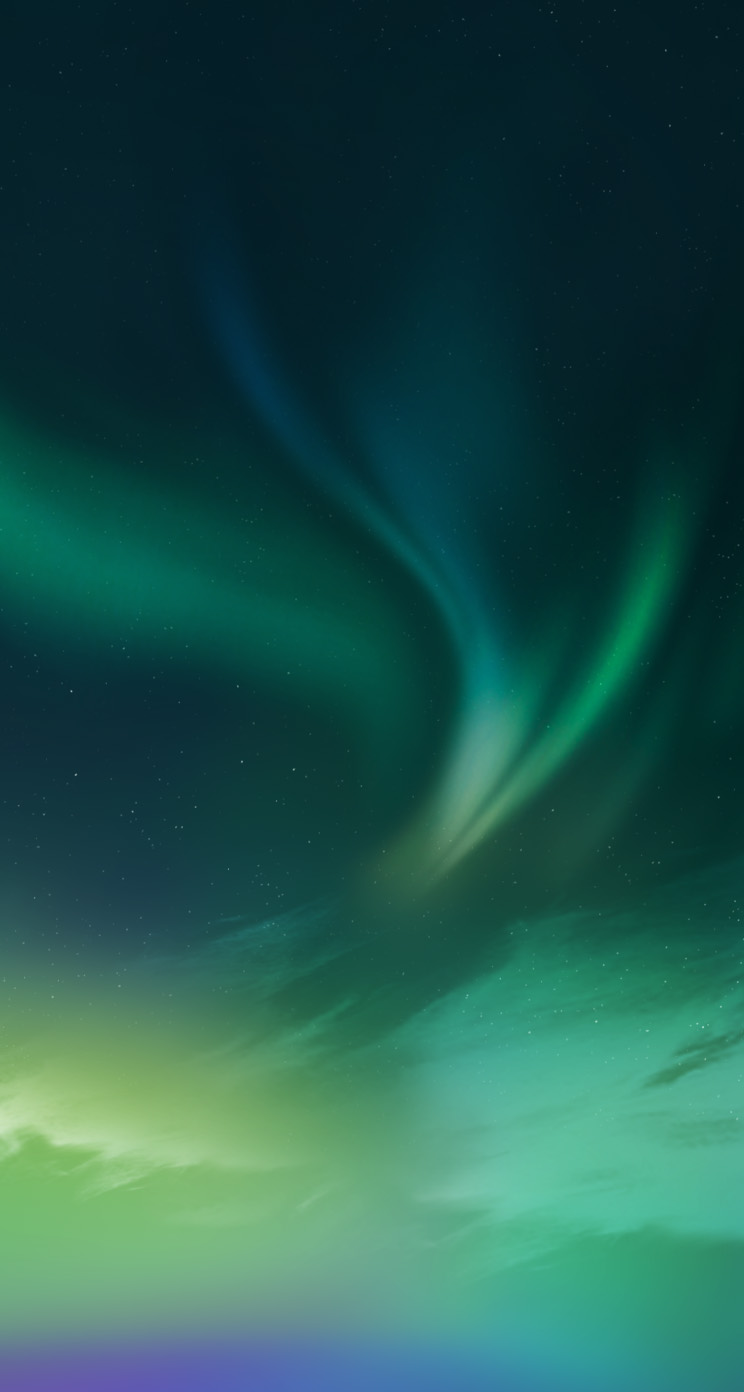 Green Northern Lights iPhone Wallpaper By Anxanx