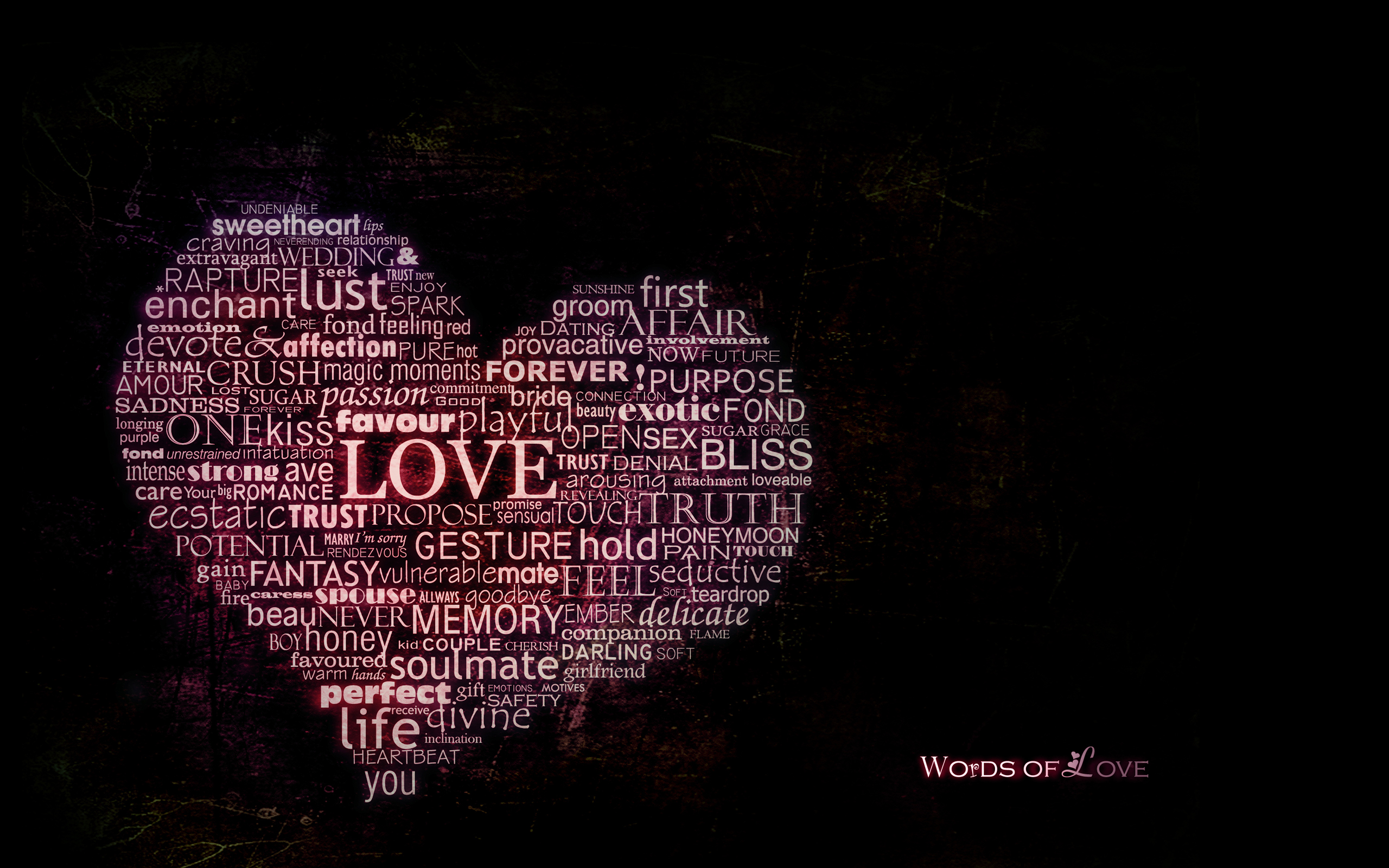 Words of Love Wallpapers HD Wallpapers 2560x1600