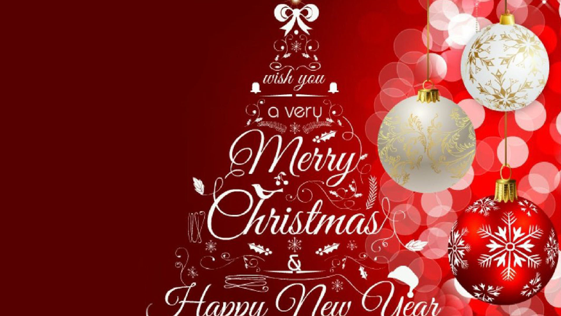 Greeting Card Merry Christmas And Happy New Year Image