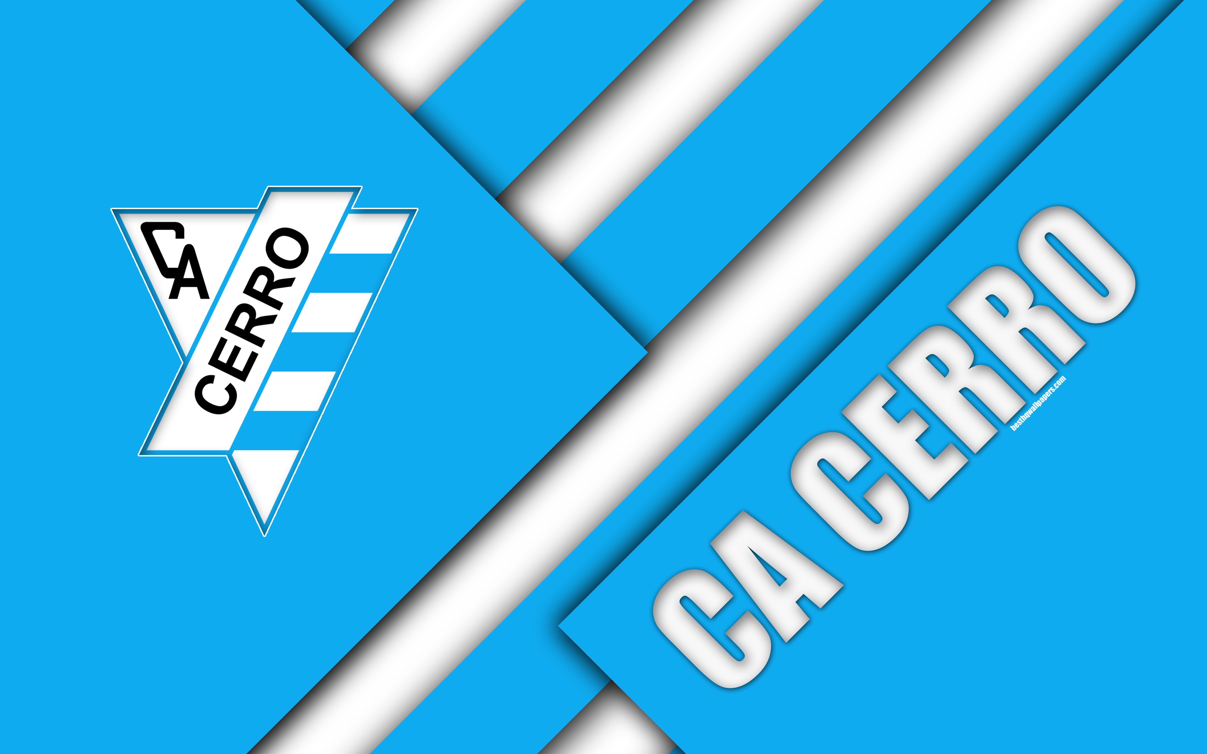 Wallpaper Ca Cerro 4k Uruguayan Football Club Logo