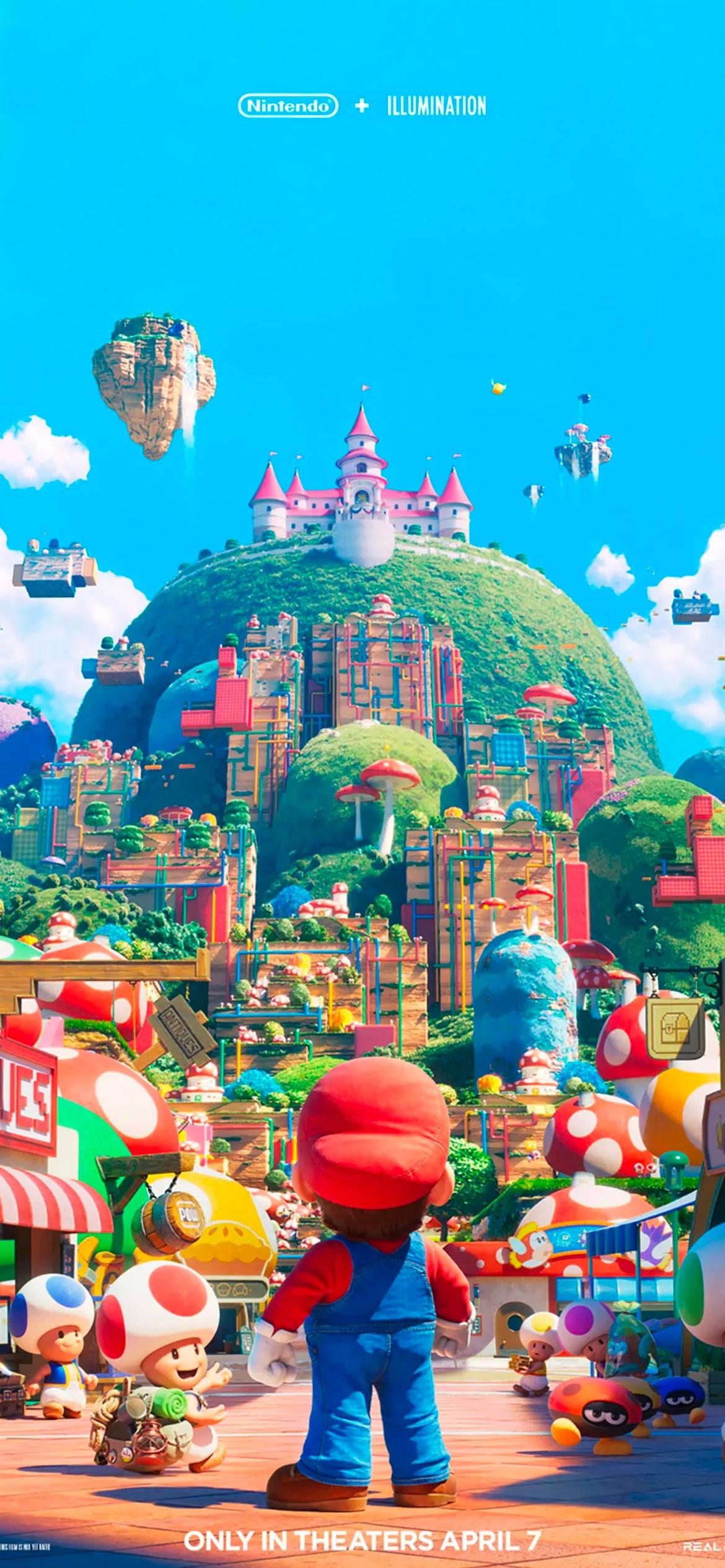 iPhone12 1170x2532 Wallpaper super Mario bros movie poster rMario