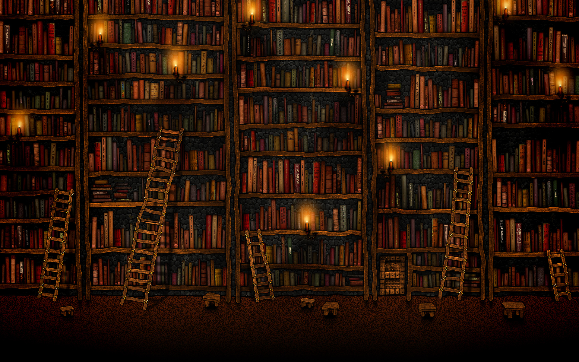 Reading Books HD Wallpaper