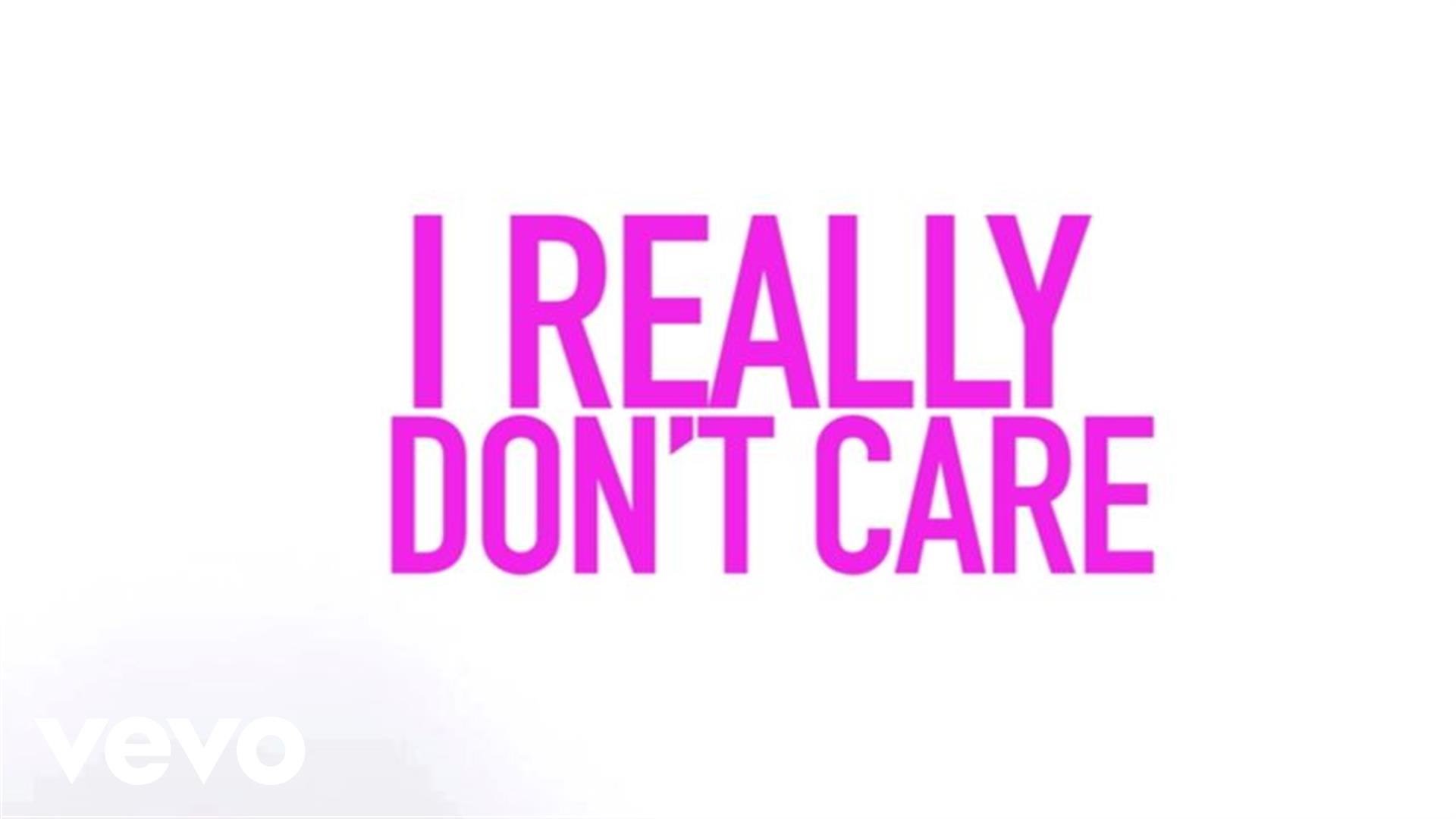 Demi Lovato Really Don T Care Official Lyric Video Ft