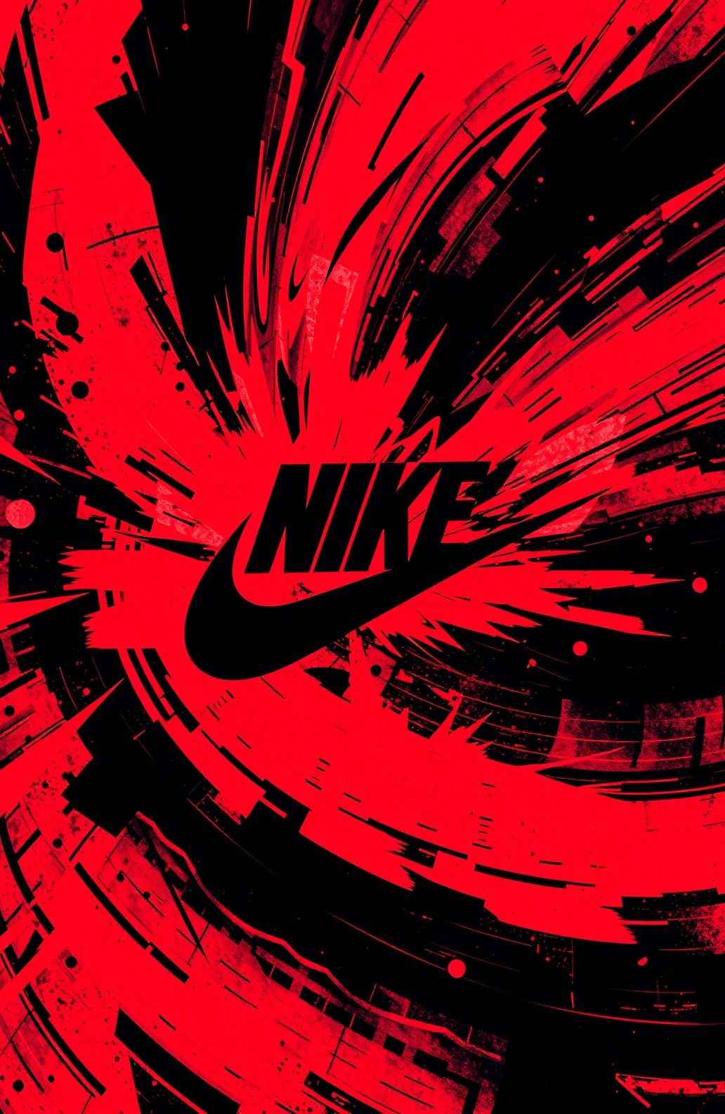 Red And Black Nike Wallpaper