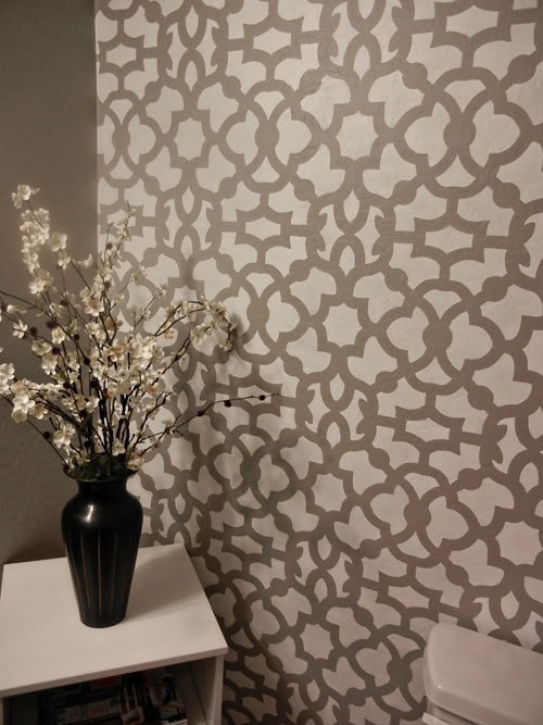  stencil patterns instead of wallpaper   Quality stencils for DIY decor
