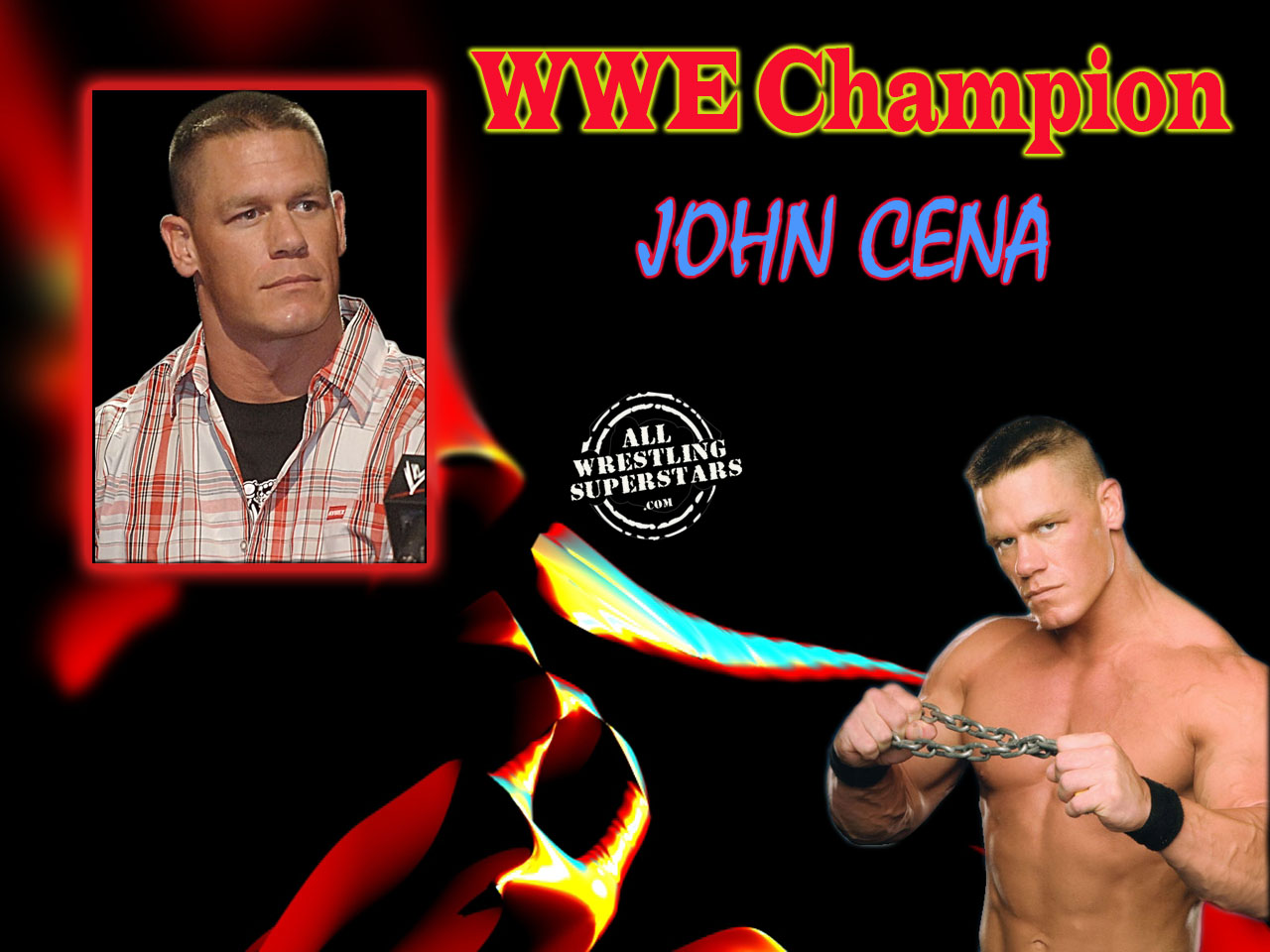 John Cena Has Been Four Time Wwe Champion Click On Image To Enlarge