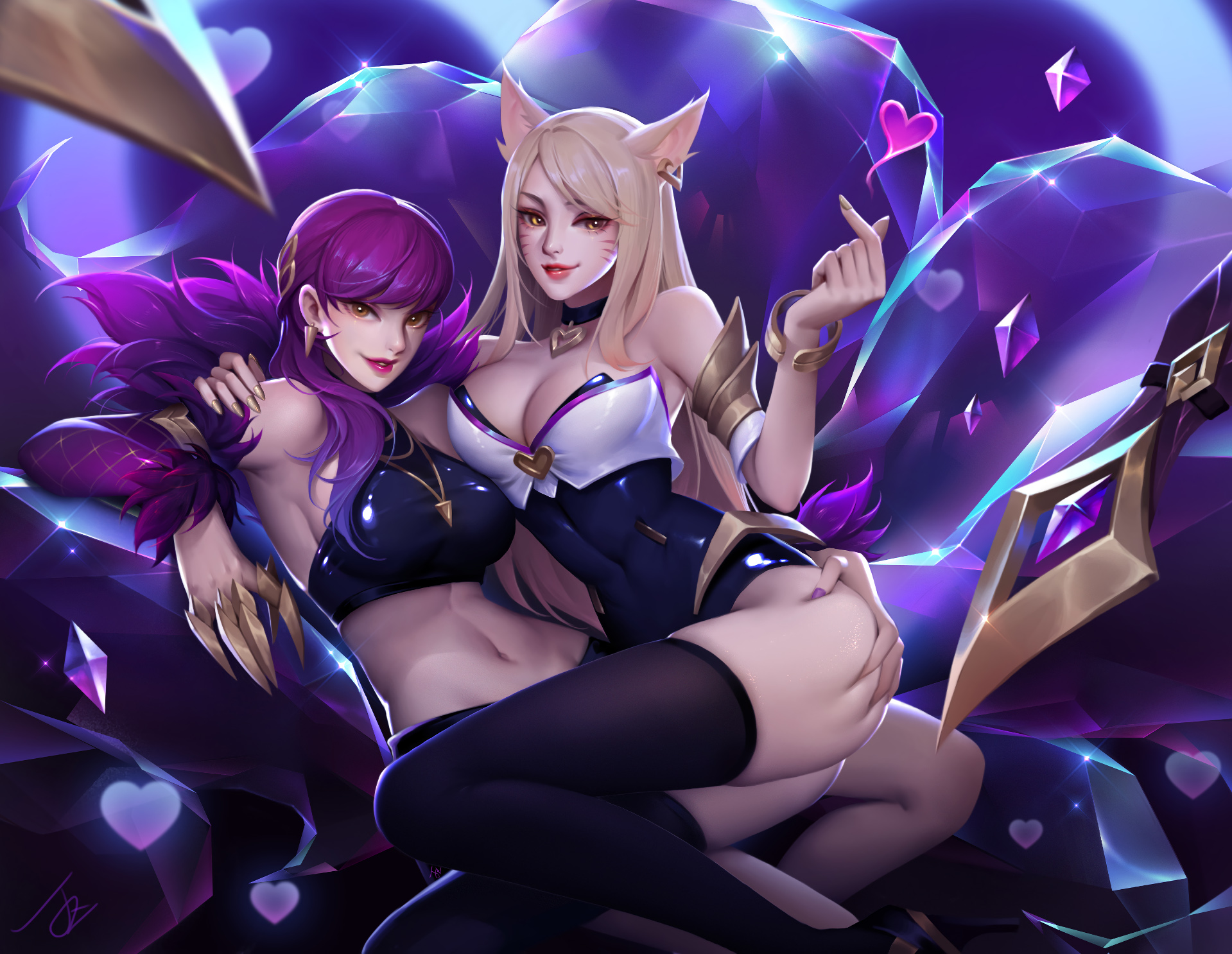 Free Download Sexy Kda Ahri Evelynn Lol Wallpapers 1919x1486 For Your Desktop Mobile Tablet Explore 31 K Da Ahri Wallpapers K Da Ahri Wallpapers Ahri Wallpaper Kda Wallpapers