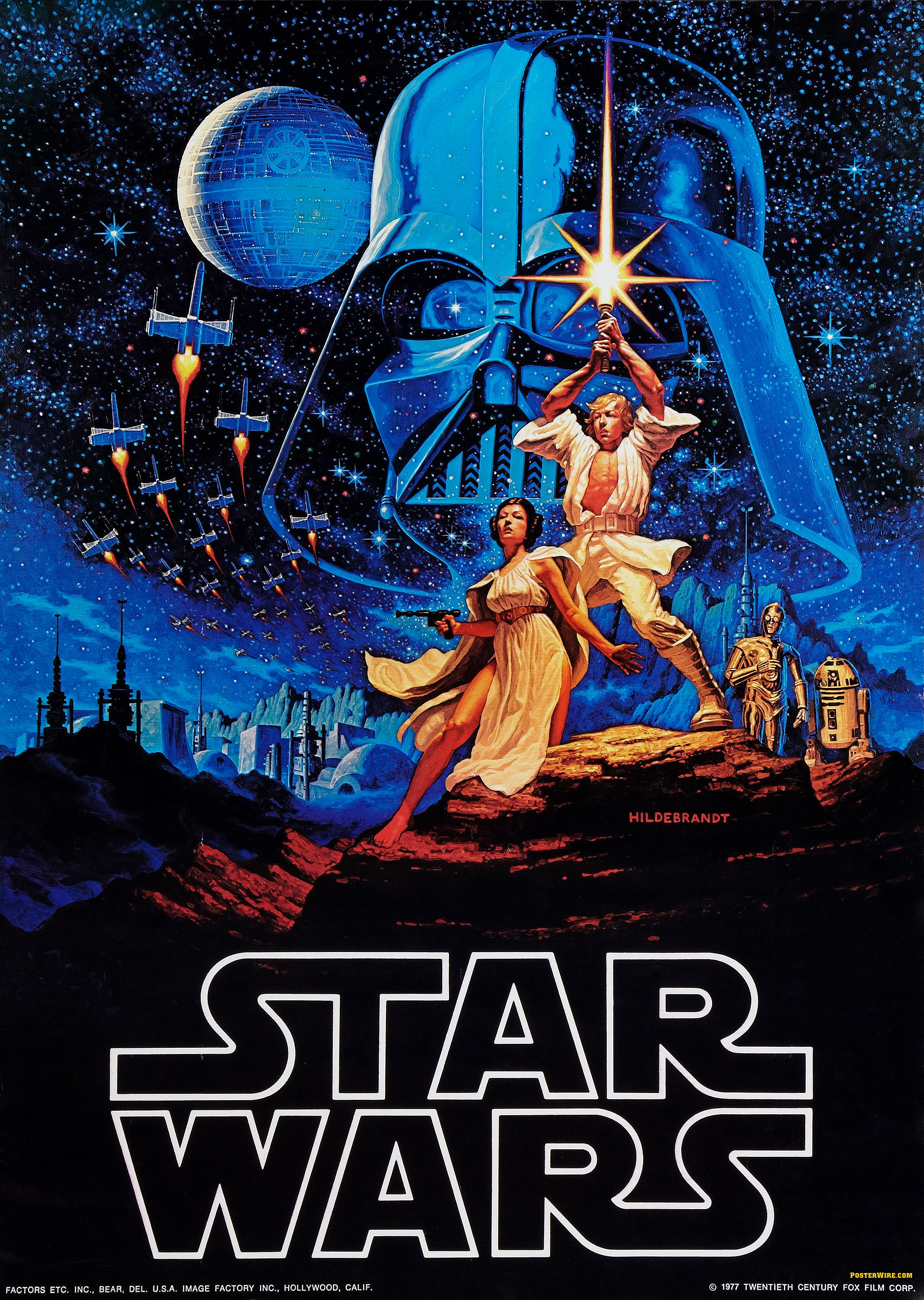Star Wars Promo Poster Art By Brothers Hildebrandt