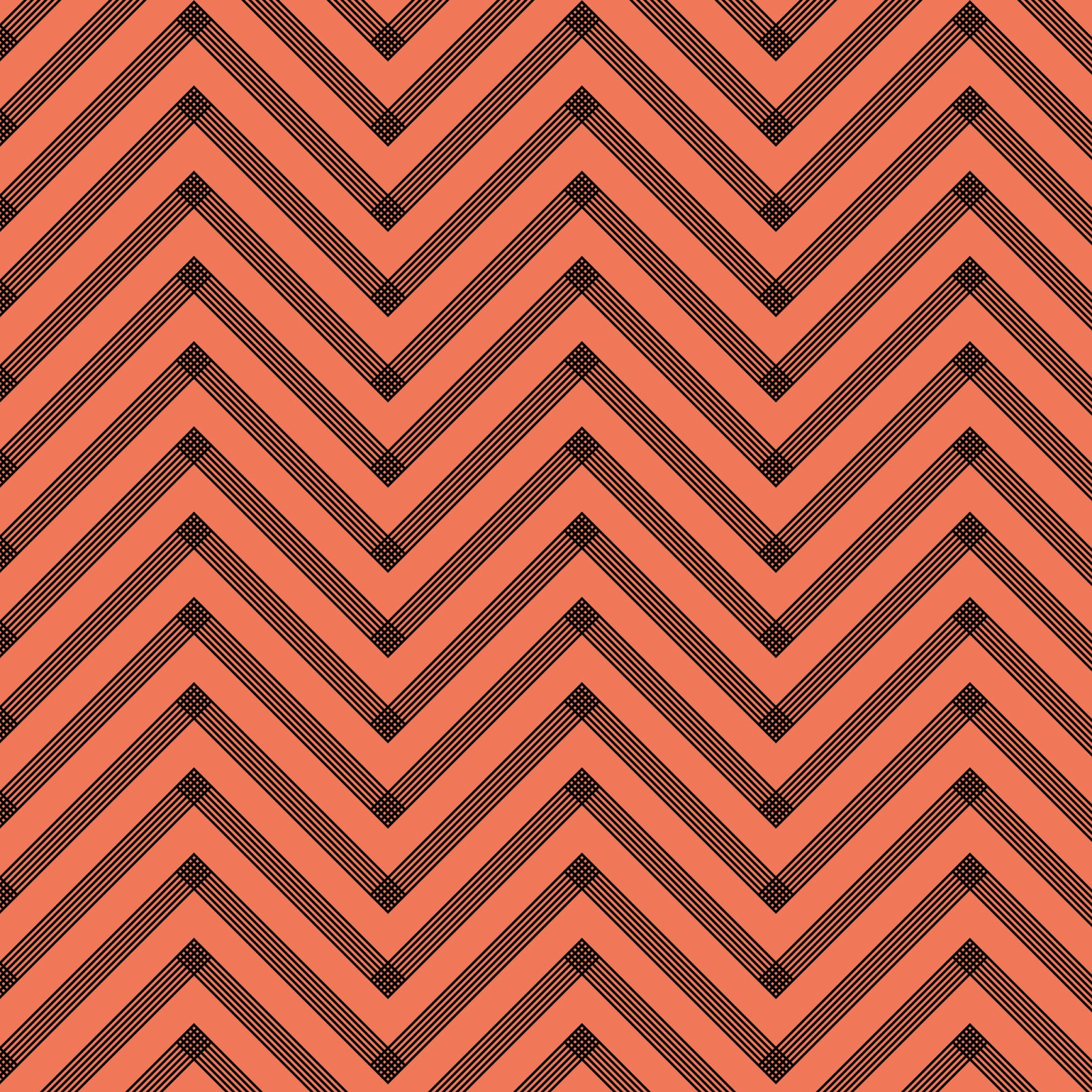 Mint And Coral Chevron Background Background