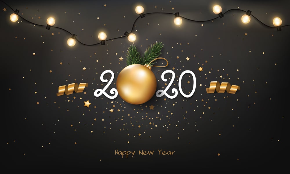 Happy New Year 2020 Wallpapers 1000x600