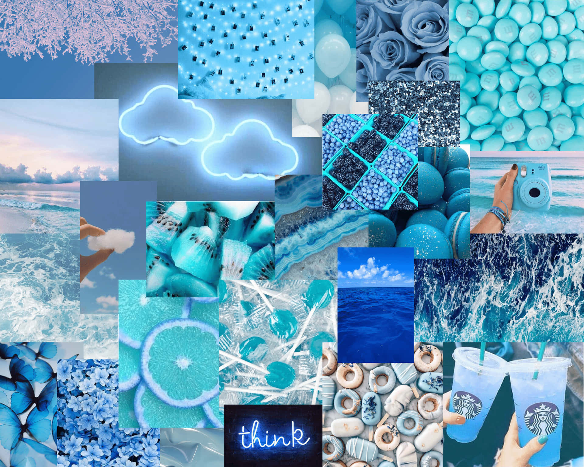 Pastel Blue Aesthetic Wallpaper