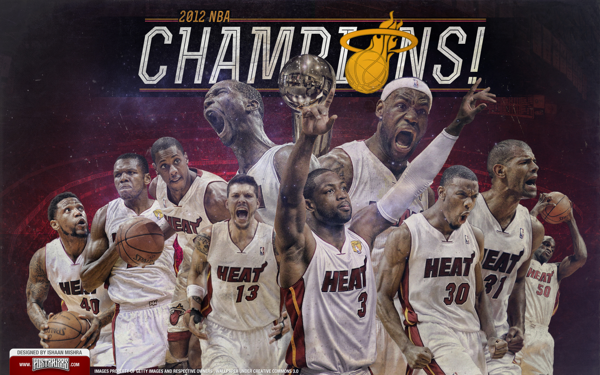 Miami Heat Champions Team Wallpaper By Ishaanmishra
