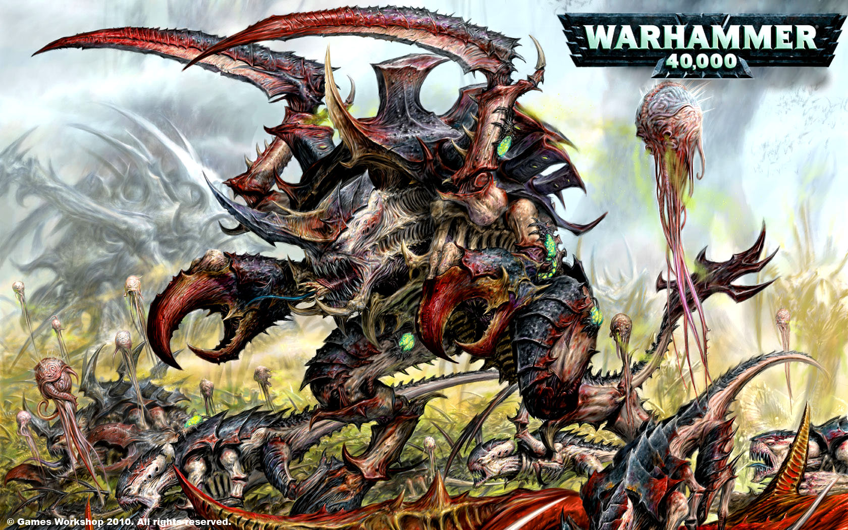 Pics Photos   Warhammer 40k Tyranid Wallpaper 1680x1050