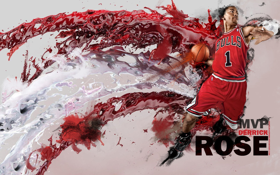 Derrick Rose Wallpaper A Red Red Rose NBA Picture Gallery
