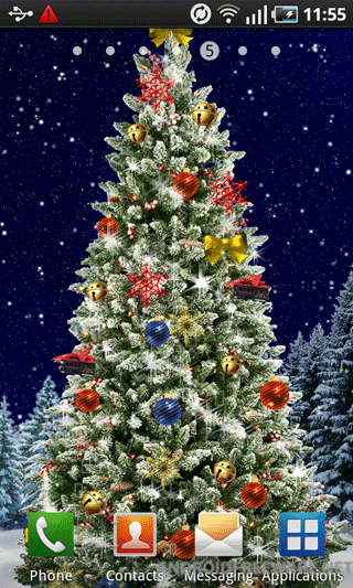 Christmas Tree Live Wallpaper App For Android
