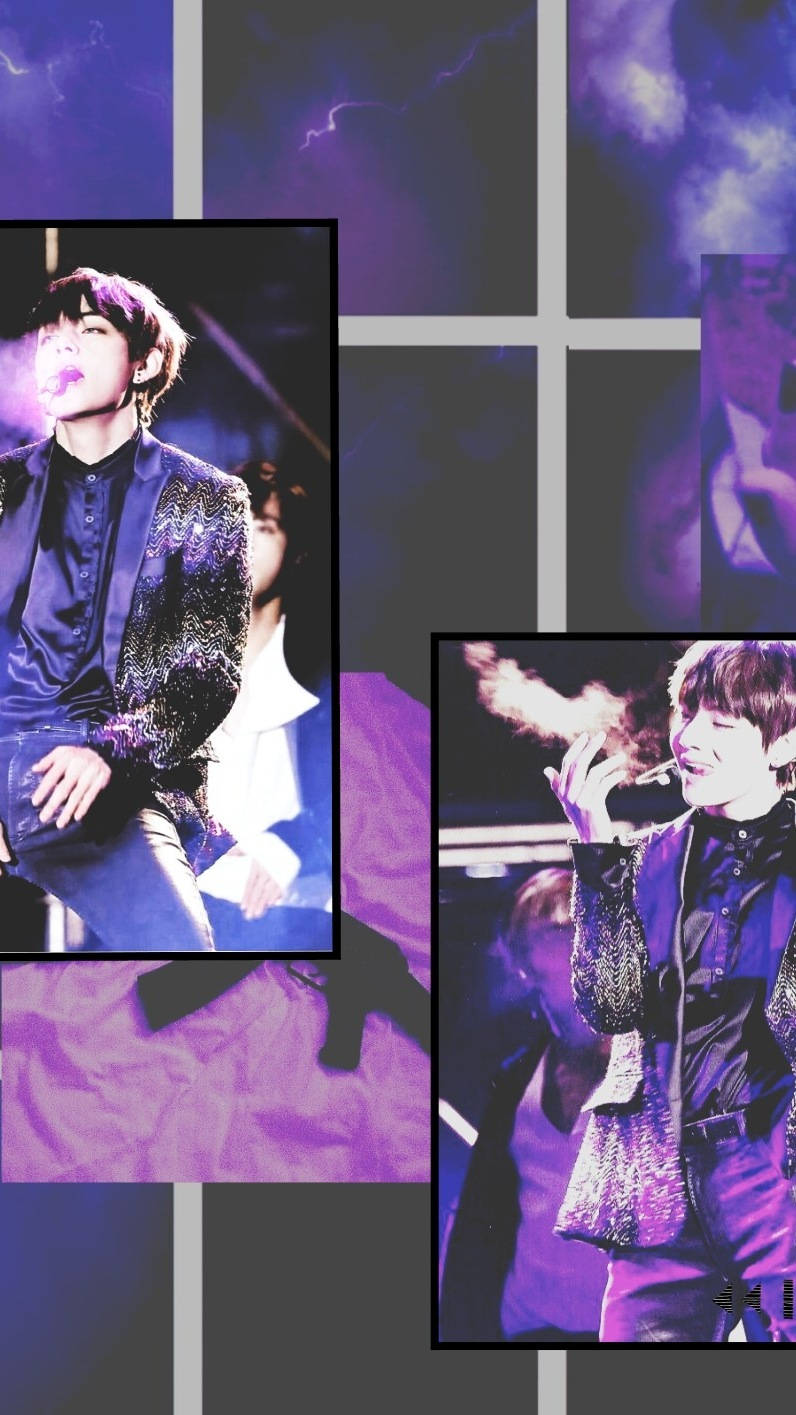 Bts Purple Aesthetic Wallpaper