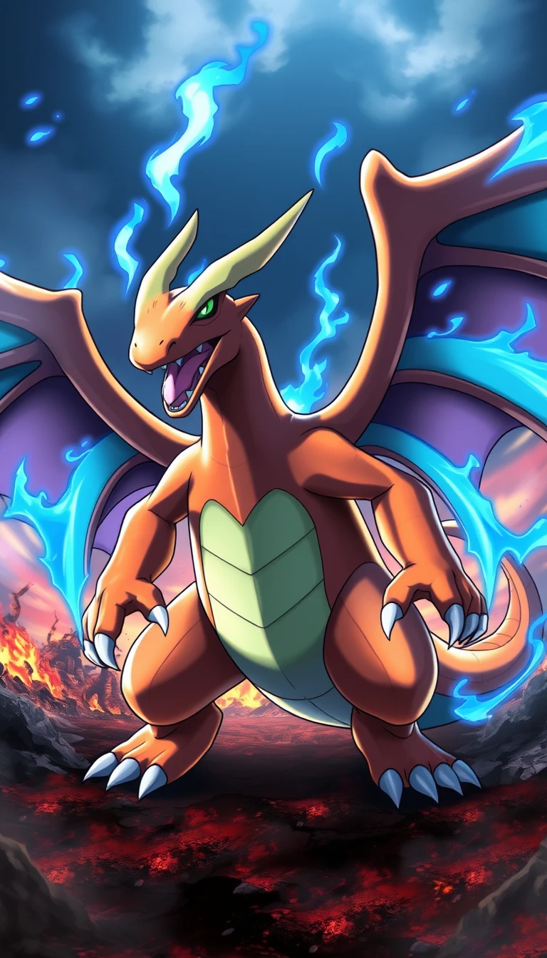 🔥 [70+] Pokemon Mega Charizard X Wallpapers | WallpaperSafari