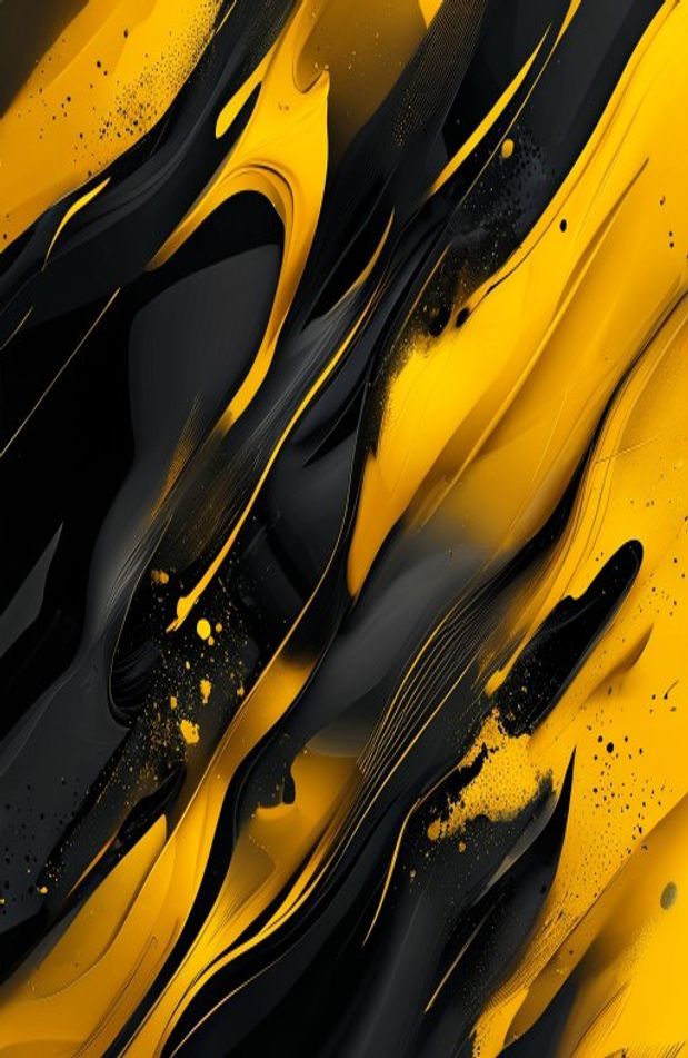 Black And Yellow Hd Wallpaper