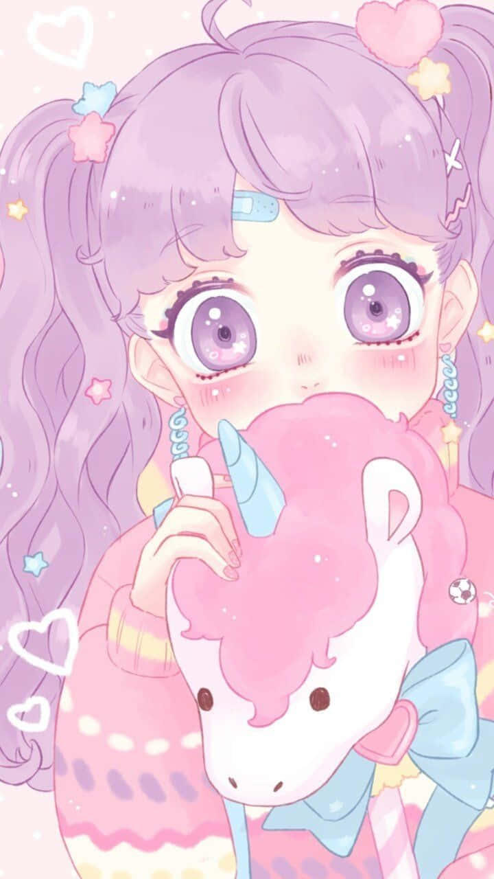 Pastel Pink Aesthetic Anime Wallpaper