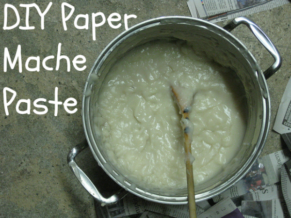 How To Make Paper Mache Paste Blissfully Domestic