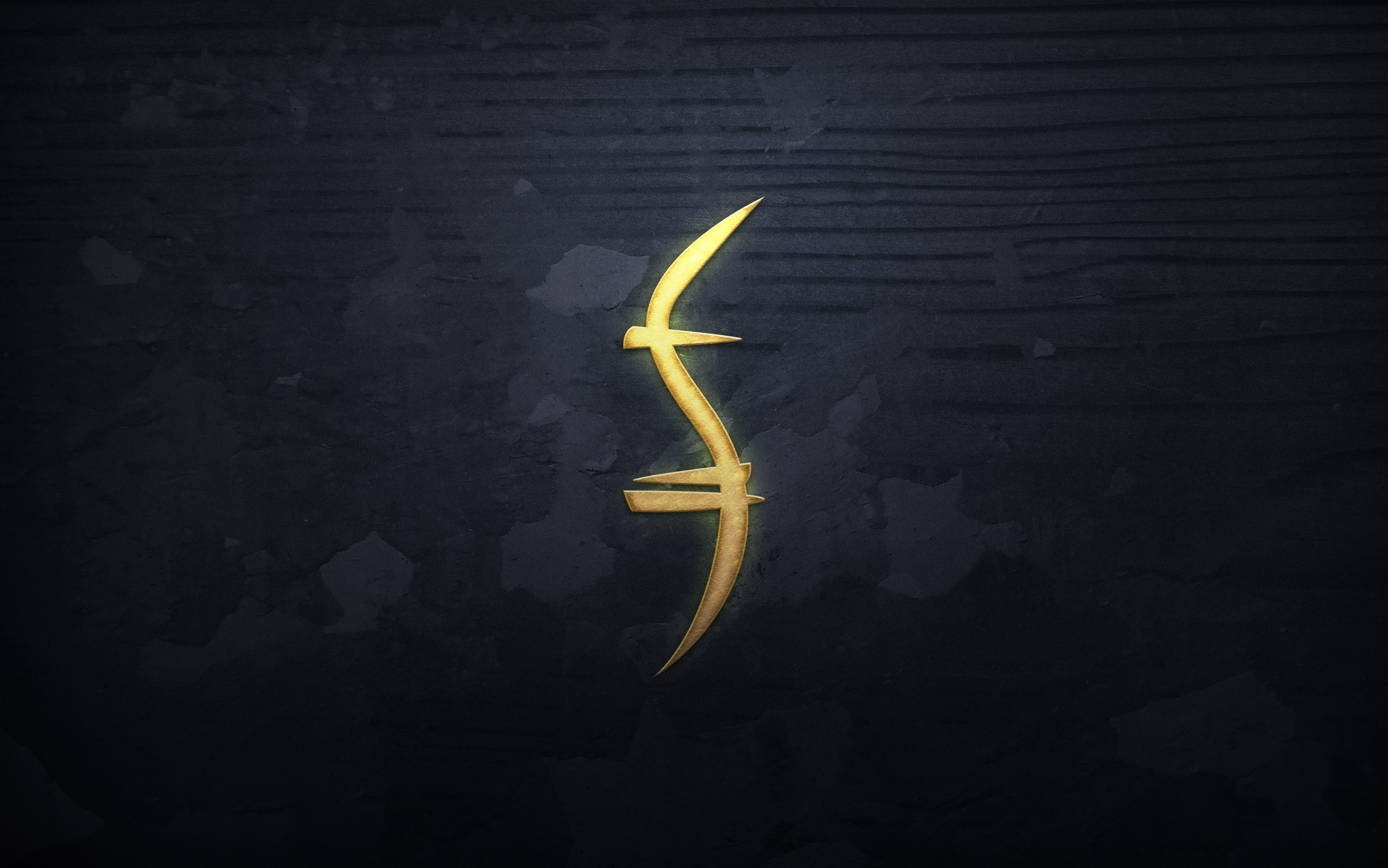 The Symbol From Heroes Tv Series Yellow On A Black Somewhat