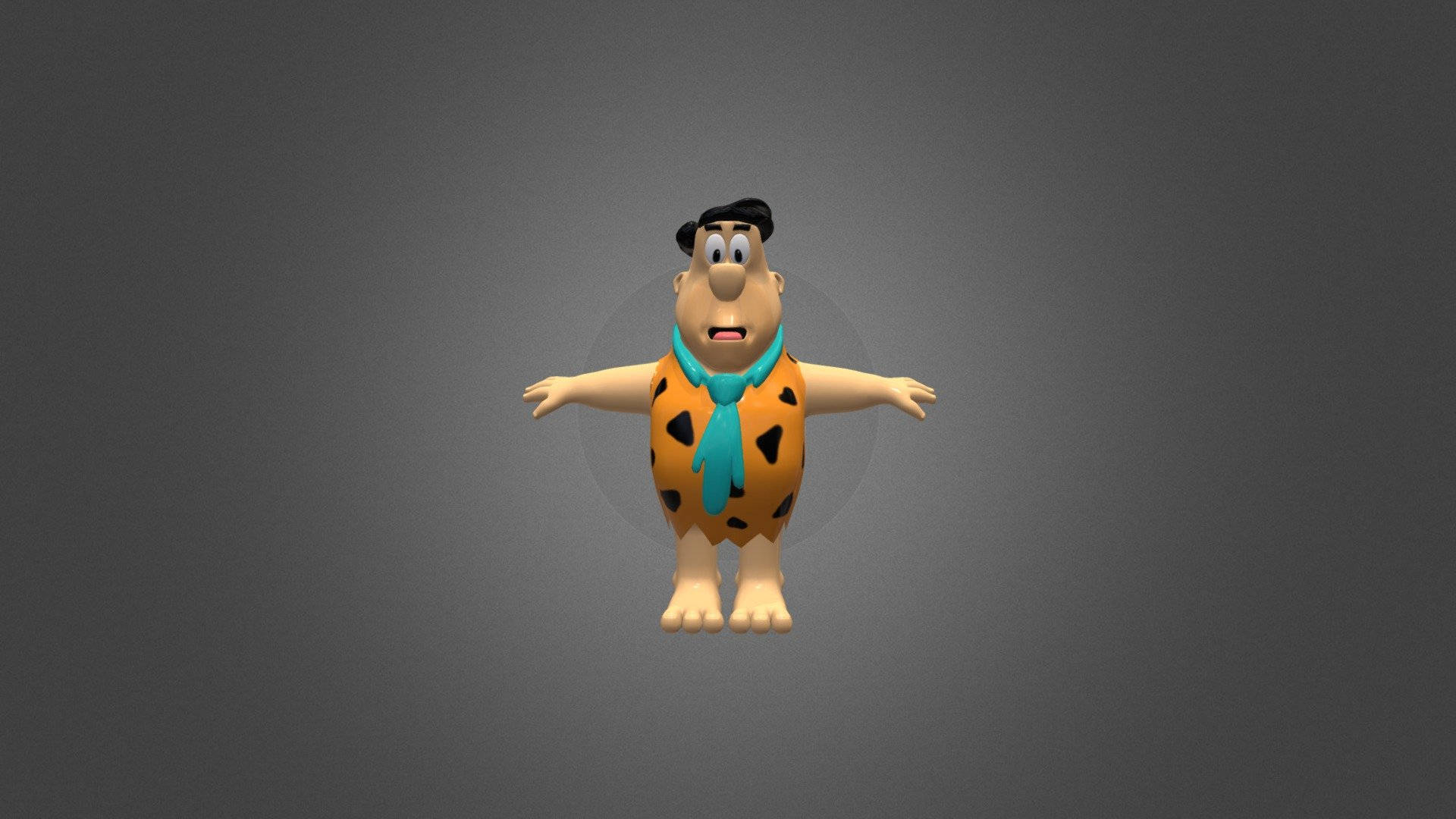 3d Fred Flintstone Bcflj7hqbkytmq3i Wallpaper