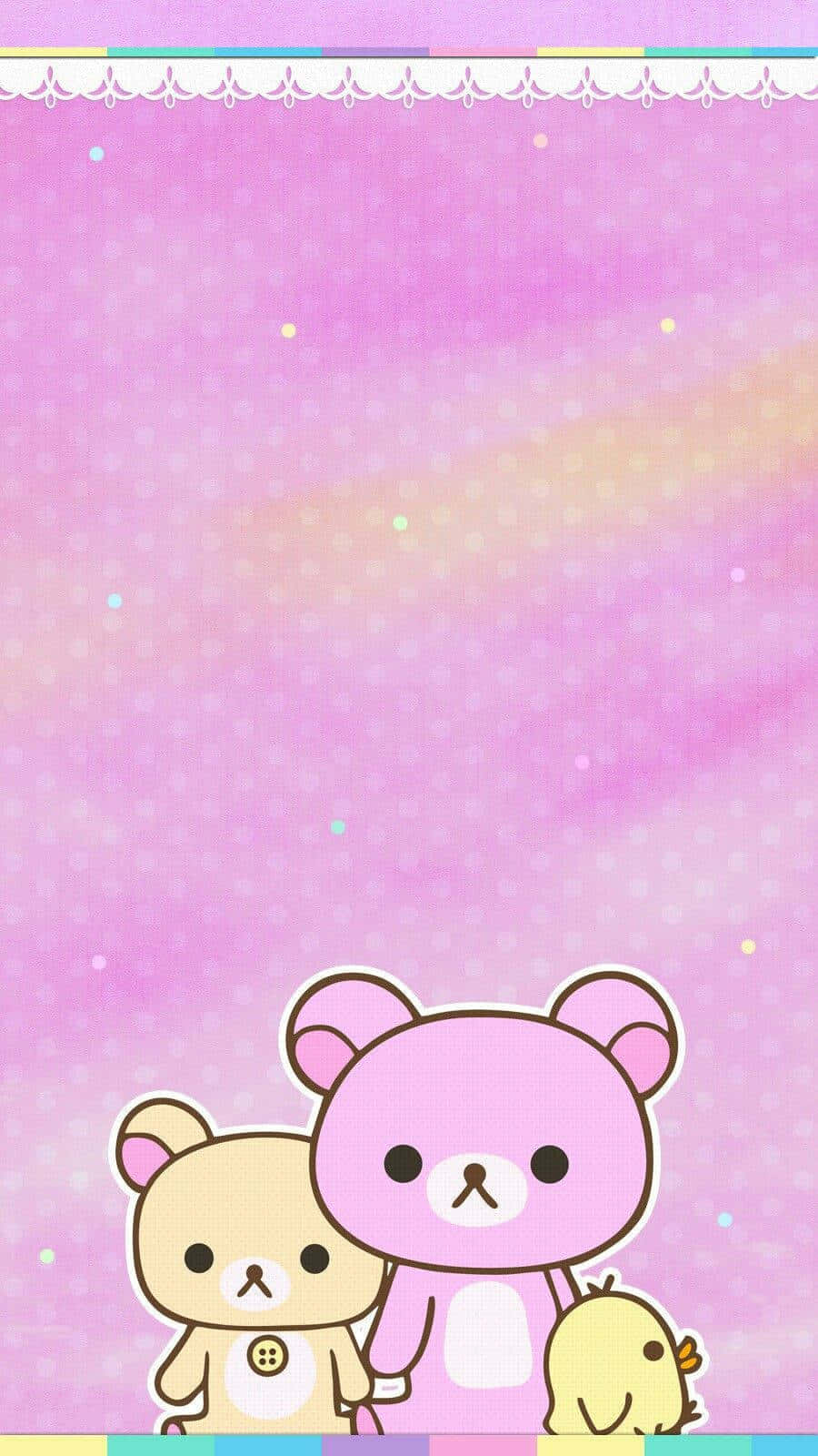 Cuteness Overload With This Adorable Kawaii Rilakkuma Bear Wallpaper