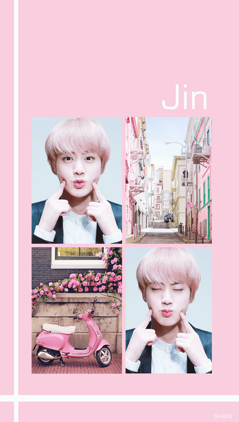 Jin Bts Cute Wallpaper On