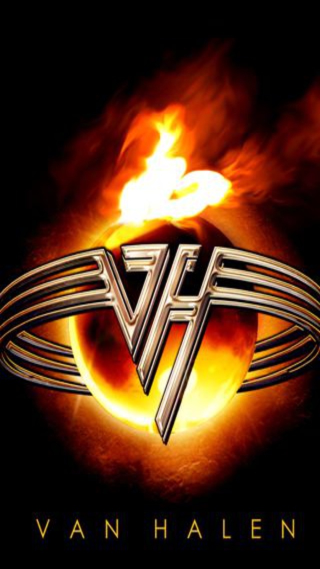 Van Halen Poster iPhone Wallpaper