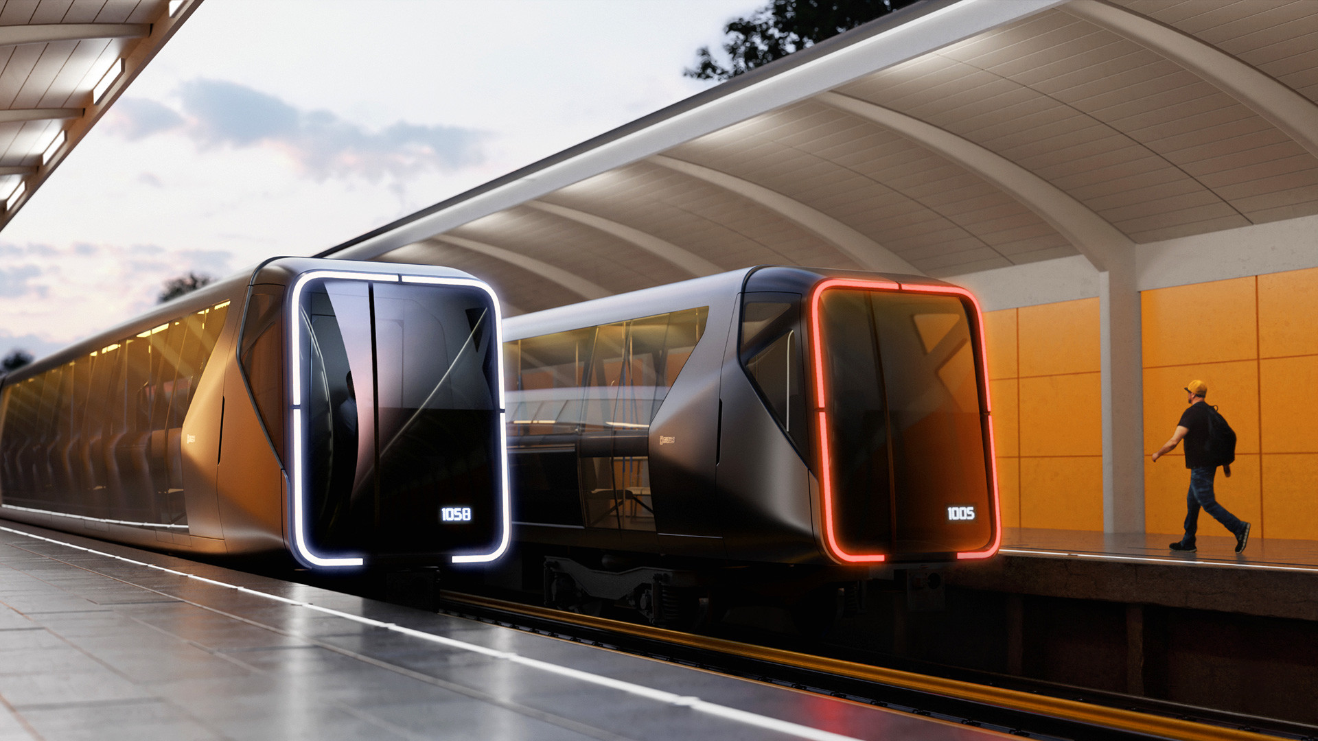 Designers Reimagine The Russian Metro Train Of Future Pics