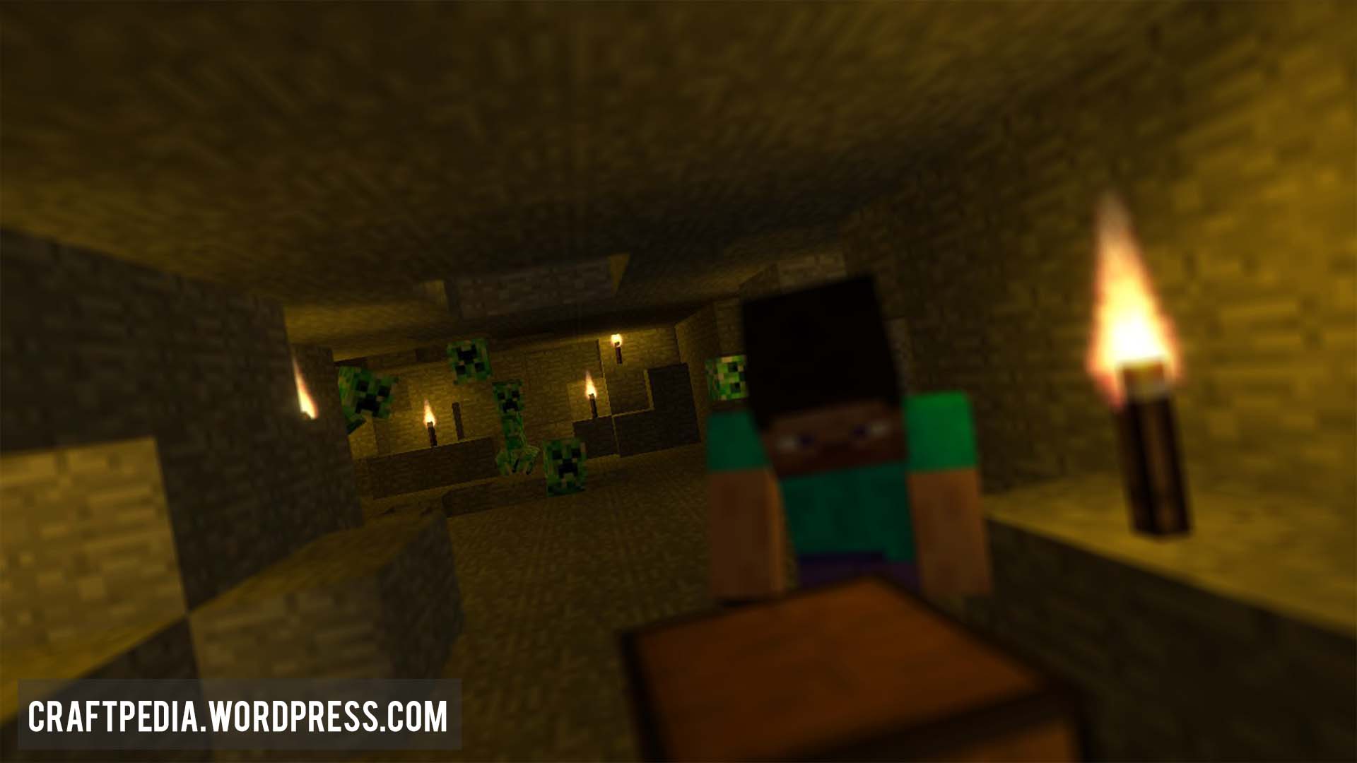 Creepers be Creepin HD Minecraft Animated Desktop Background Wallpaper