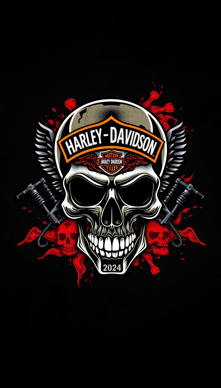 Harley Skull Wallpaper