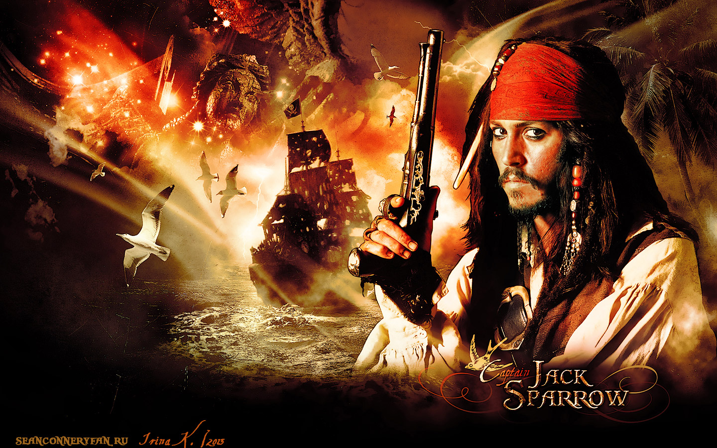Captain Jack Sparrow Wallpaper By Bormoglot