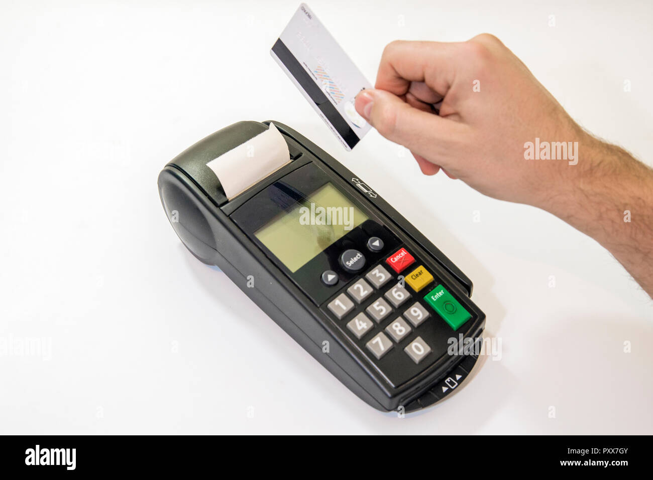 Pos terminal hi res stock photography and images