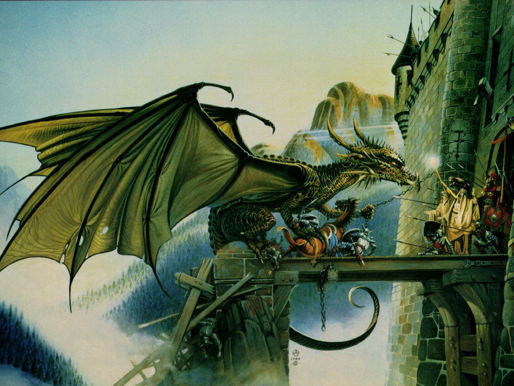 Green Dragons Background Image Wallpaper