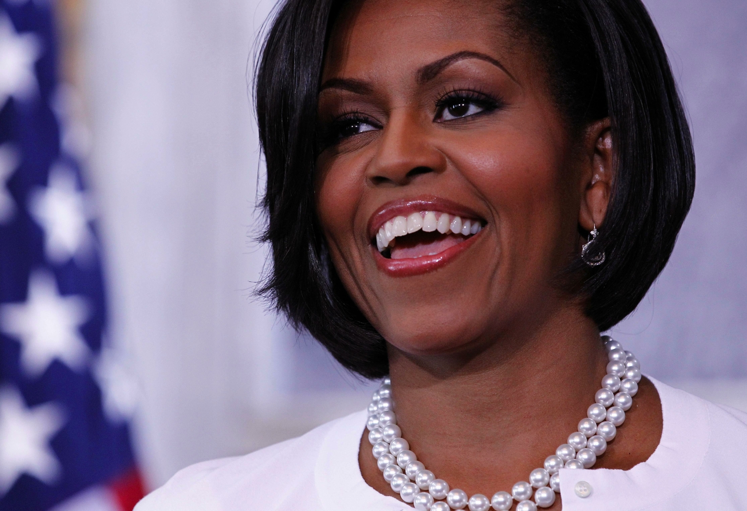 Michelle Obama First Lady Malia