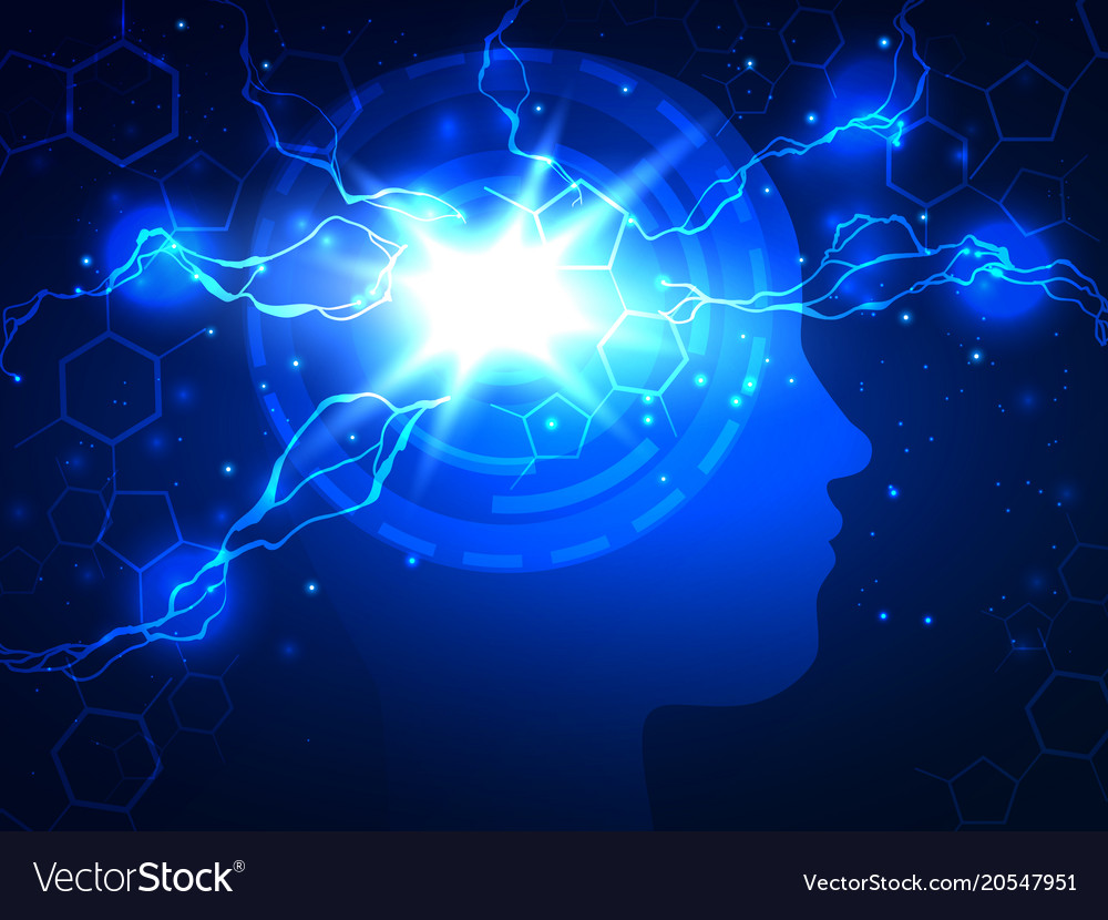 Artificial Intelligence Science Background Vector Image