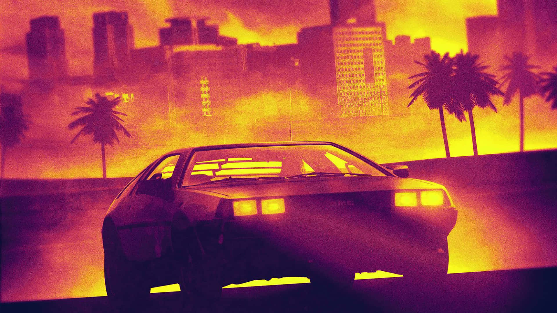 Delorean 4k Wallpaper