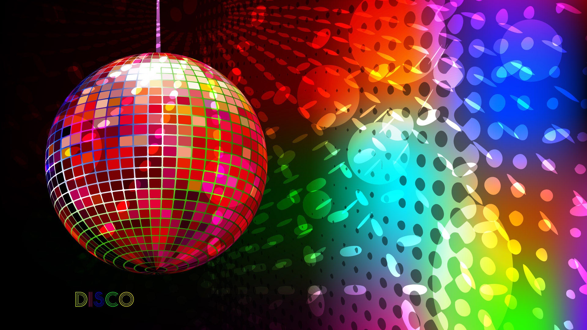 3d Effects Background Party Light HD Wallpaper