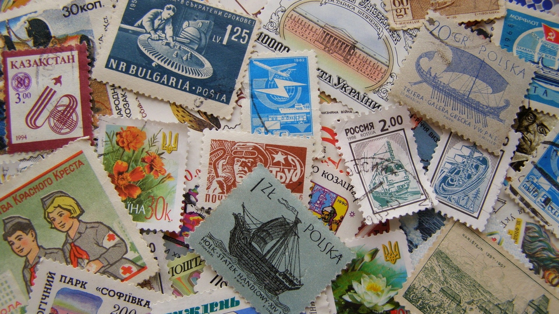 Wallpaper Postage Stamp Stamps