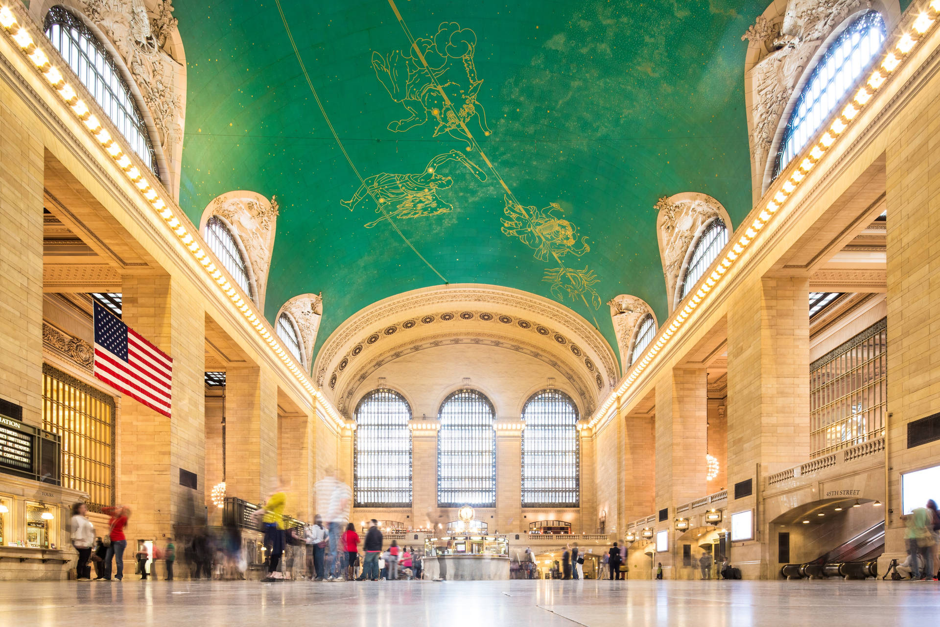 Grand Central Station Ceiling Wallpaper