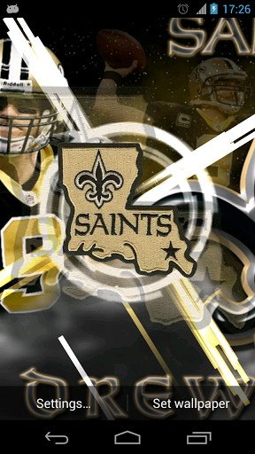 Bigger New Orleans Saints Wallpaper For Android Screenshot