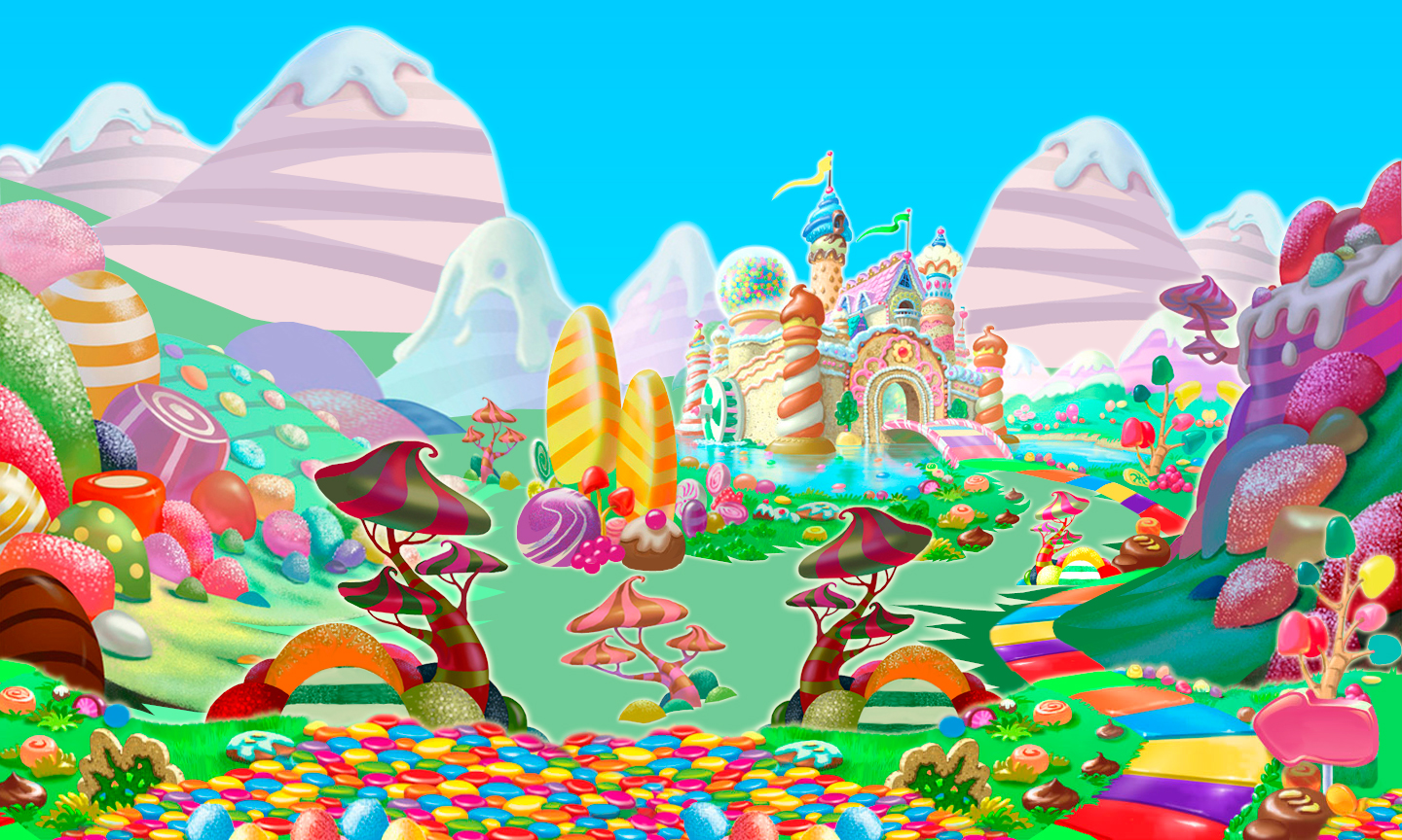 Super Candyland Board Background By Wyldfantasyx Fan Art Wallpaper
