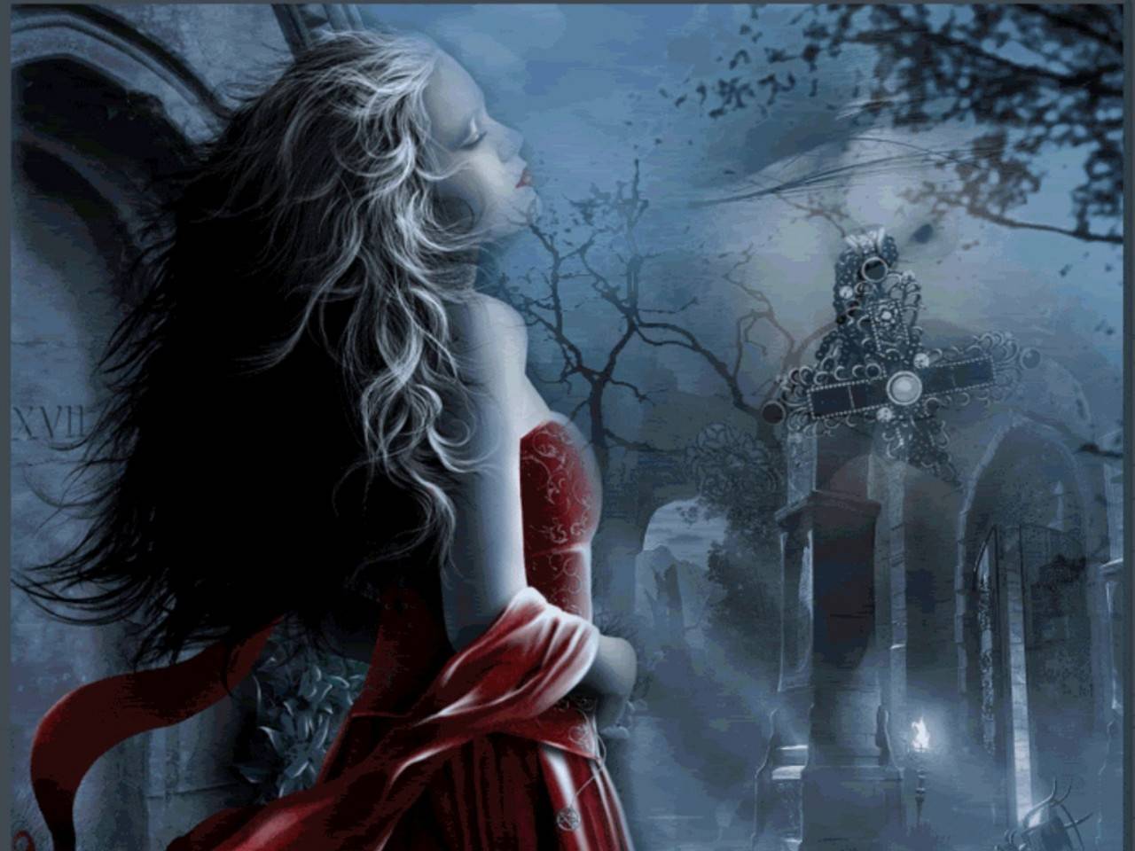 Sexy Gothic Fairy Wallpaper Hot And
