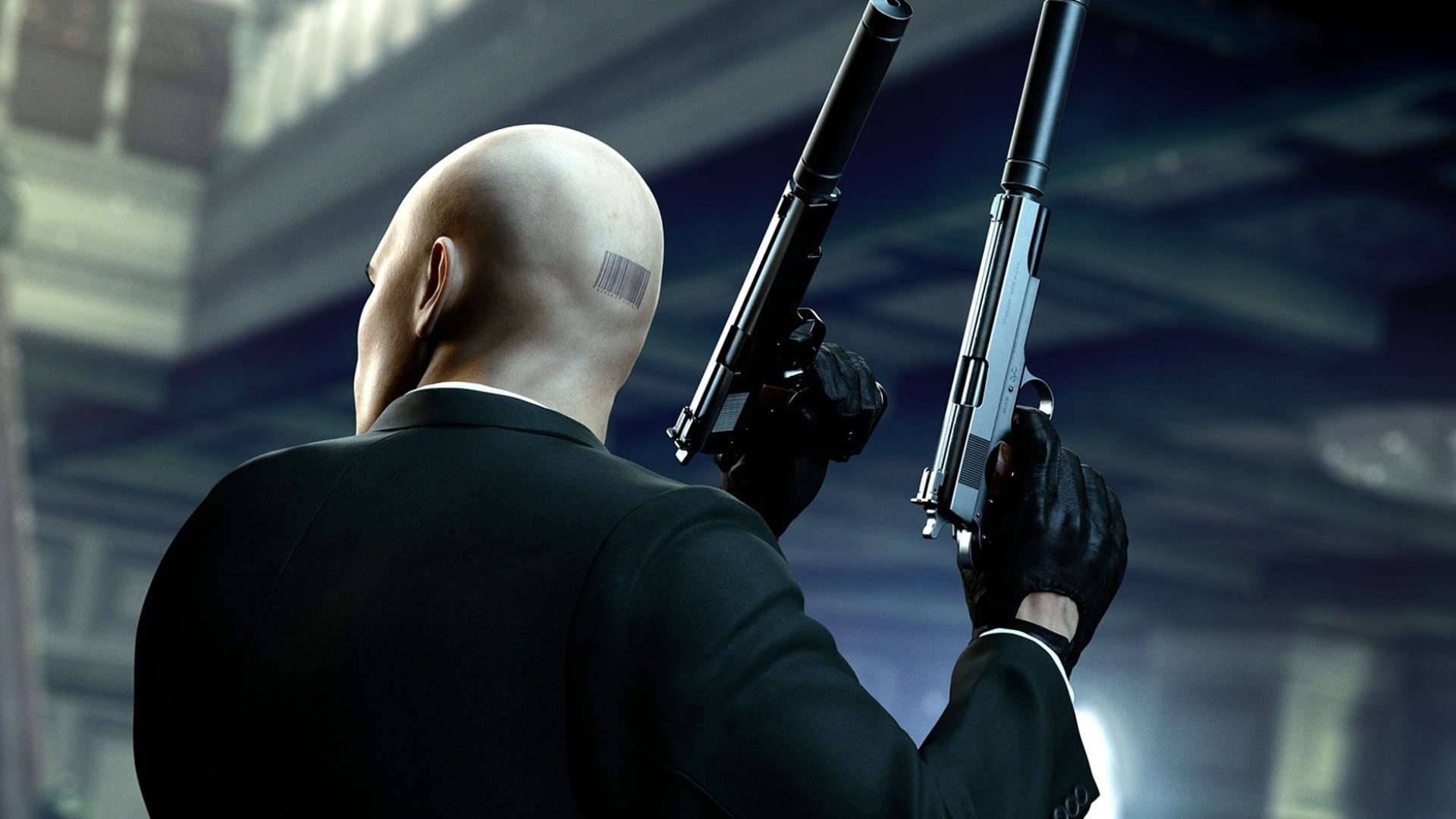 Black Coat White Shirt Video Games Screen Shot Hitman Game Wallpaper