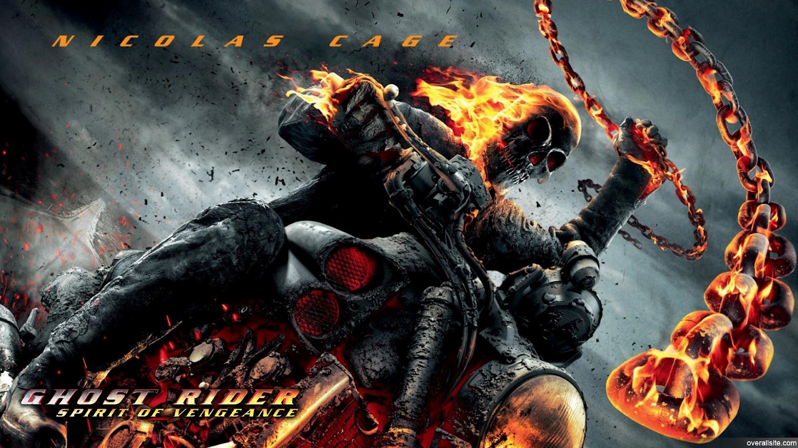 Ghost Rider 2 Spirit of Vengeance Wallpaper Graphic and Vector