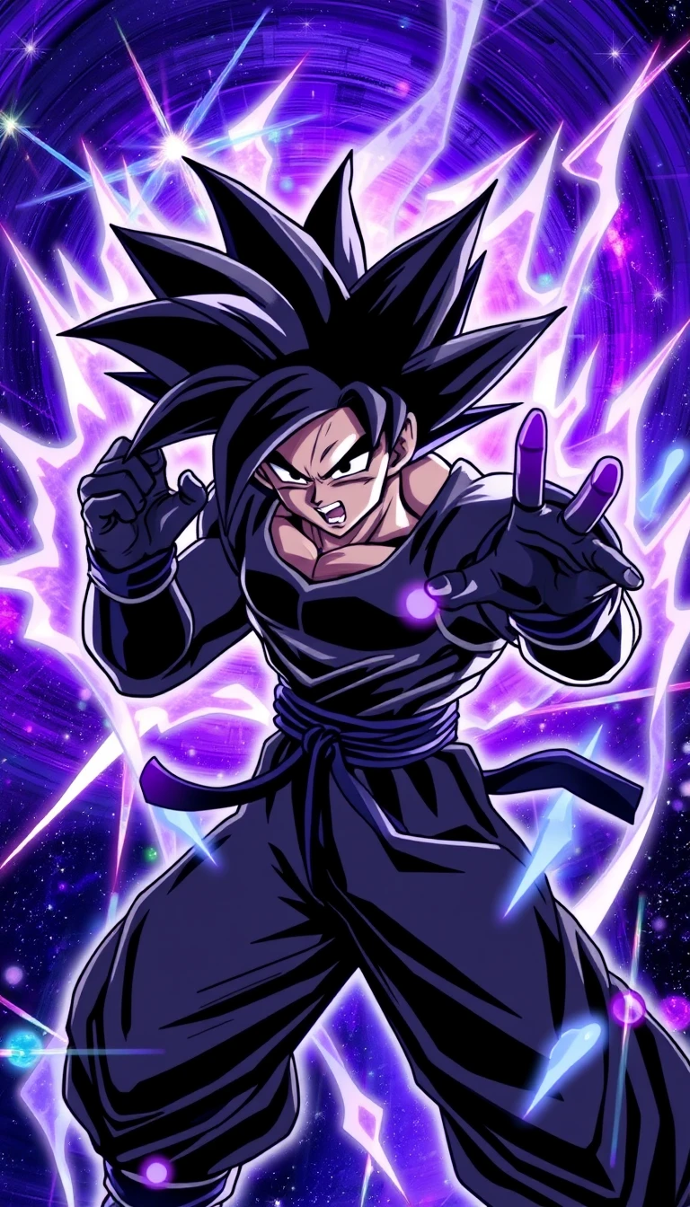 Black Goku Mobile Wallpaper