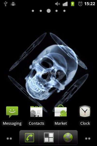 Skull 3d Live Wallpaper Ndir Android Gezginler Mobil