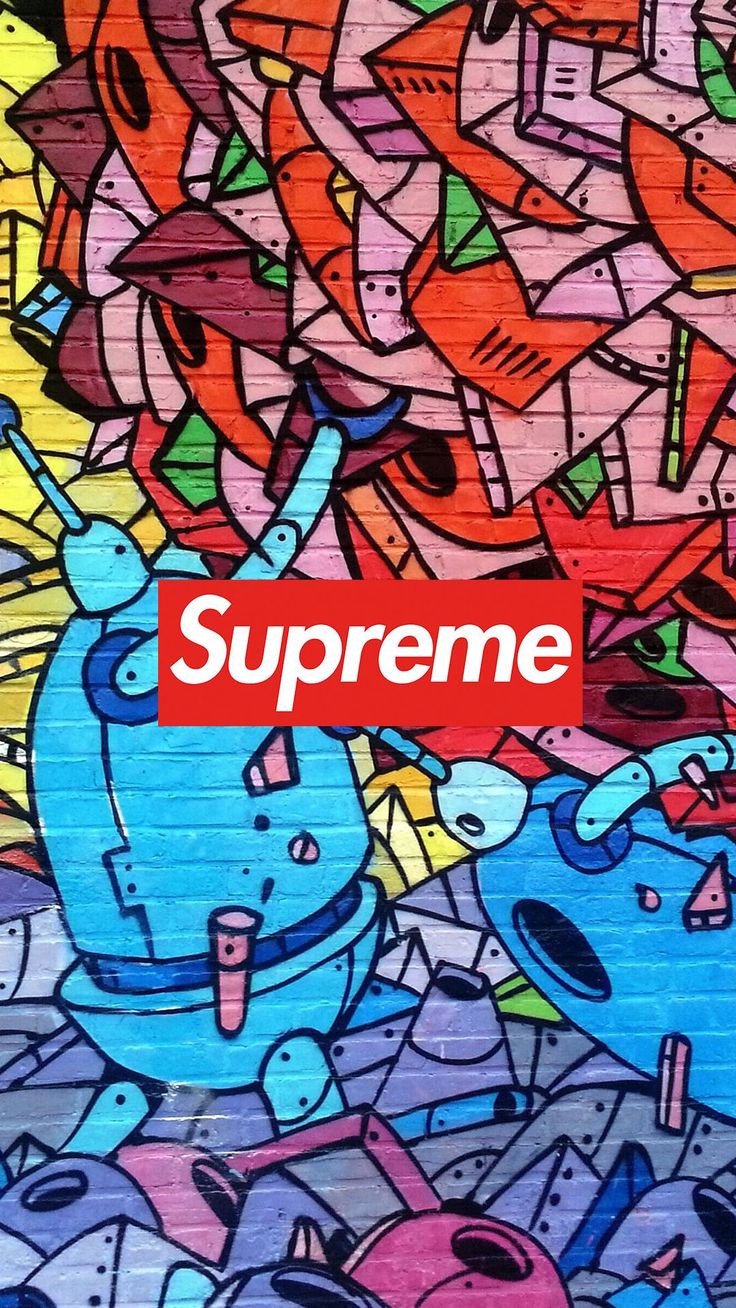 Supreme Graffiti Wallpaper iPhone