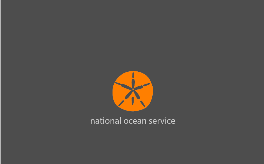Sand dollar illustration with NOAA logo